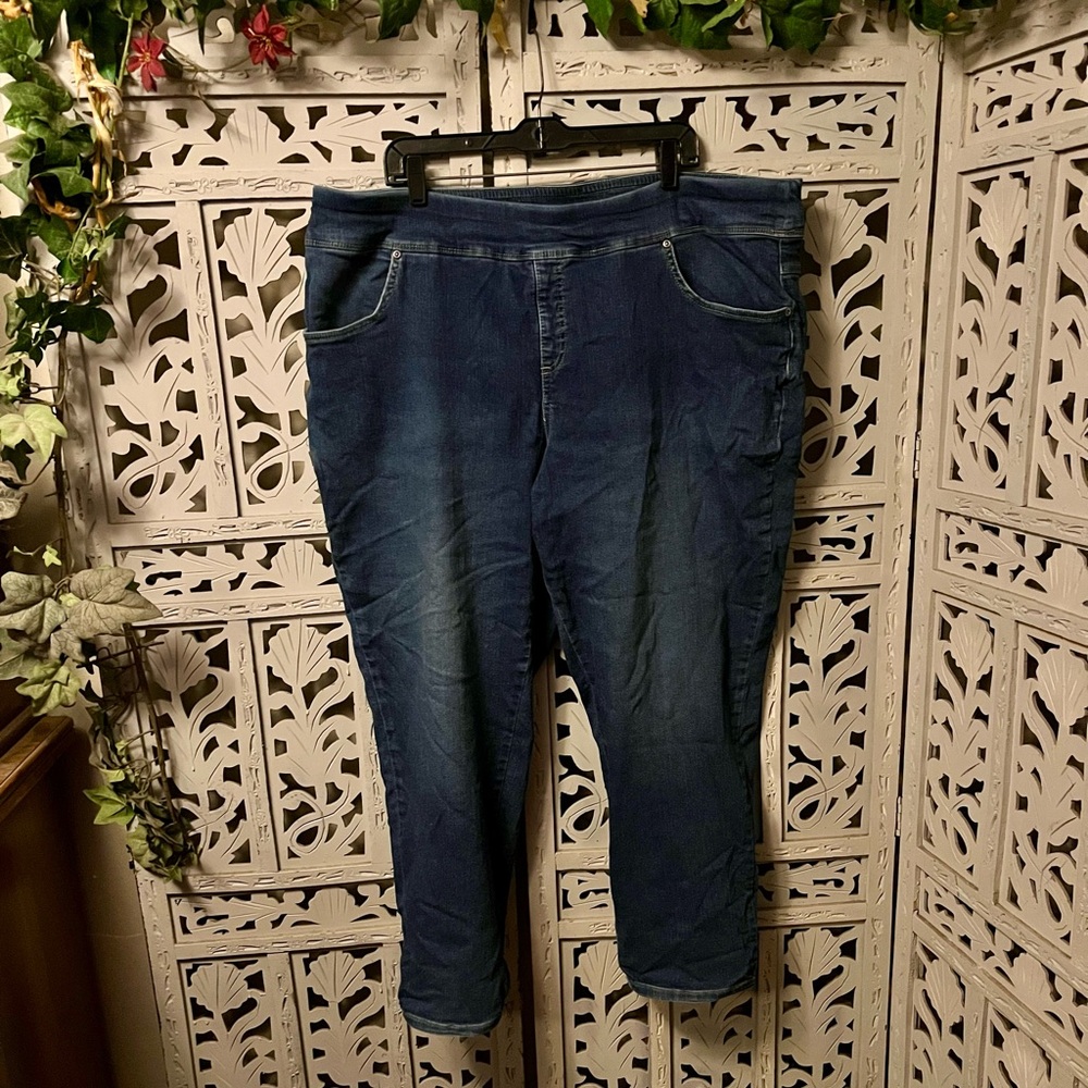 TERRA & SKY JUMPIN’ SOFT COTTON BLEND PLUS SIZE STRETCHY JEANS